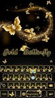Goldbutterfly Keyboard Theme poster