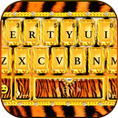 Tema Keyboard Goldenpattern APK