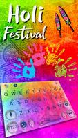 Nuevo tema de teclado Holi Fes Poster