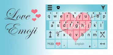 Pink Love Tastatur thema
