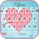 O tema de teclado Pink Love APK