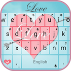 Thème de clavier Pink Love icône