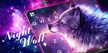 Tema Starry Wolf - teclado do 