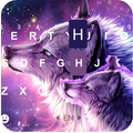 Starry Wolf Keyboard Theme