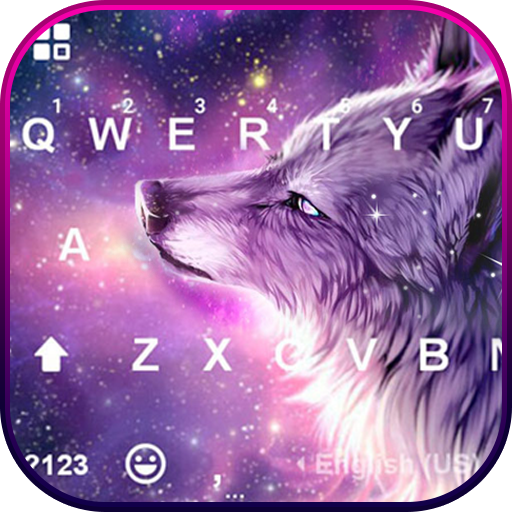 Starry Wolf Keyboard Theme