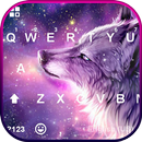 Tema Starry Wolf - teclado do  APK