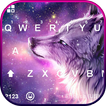 Tema Starry Wolf - teclado do 