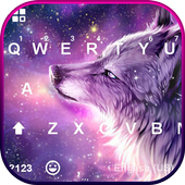 Starry Wolf Keyboard Theme icon