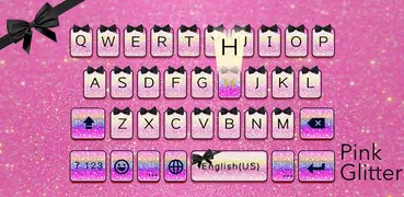 Tema Keyboard Pinkglitter
