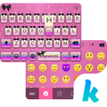 Pink Glitter Emoji Keyboard