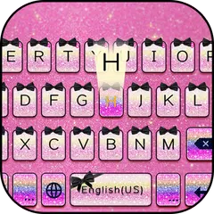 最新版、クールな Pinkglitter のテーマキーボード アプリダウンロード