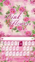 Thème de clavier Pinkflowers Affiche