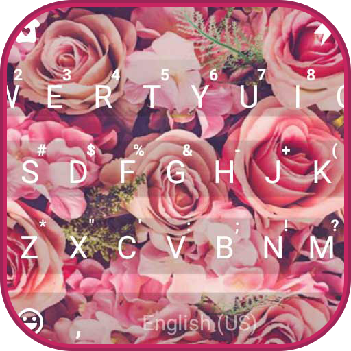 Tema Pink Rose per Tastiera