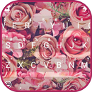 O tema de teclado Pink Rose APK