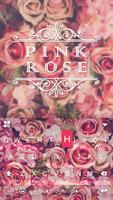 Pink Rose Keyboard - rose keyb screenshot 1