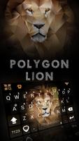Polygon Lion Kika Keyboard poster