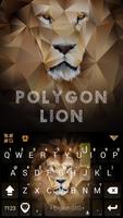 Polygon Lion Kika Keyboard screenshot 1