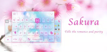 Charming Sakura Keyboard Theme