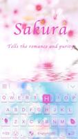 Poster Tema Charming Sakura per Tastiera