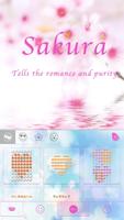Tema Keyboard Charming Sakura screenshot 2