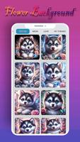 Siberian Husky Neon Led Theme screenshot 3