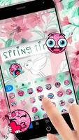 Tema de Teclado Springtime Flo Poster