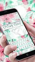 Tema de Teclado Springtime Flo captura de pantalla 1