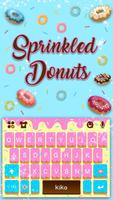 Sprinkled Donuts Kika Keyboard تصوير الشاشة 1