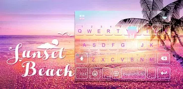Sunsetbeach Tastatur-Thema