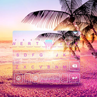 Sunsetbeach Tema de teclado icono