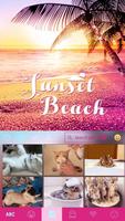 Sunsetbeach Keyboard Theme اسکرین شاٹ 3