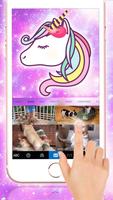 Adorable Galaxy Unicorn captura de pantalla 3