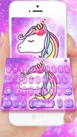 Adorable Galaxy Unicorn Poster