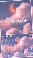 Teclado Aesthetic Clouds Cartaz