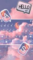 Teclado Aesthetic Clouds imagem de tela 1