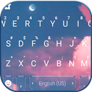 الكيبورد Aesthetic Blue Sky APK