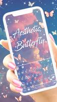 الكيبورد Aesthetic Butterfly الملصق