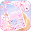 Aesthetic Spring Keyboard Back
