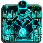 Teclado AI Neon Robot ícone