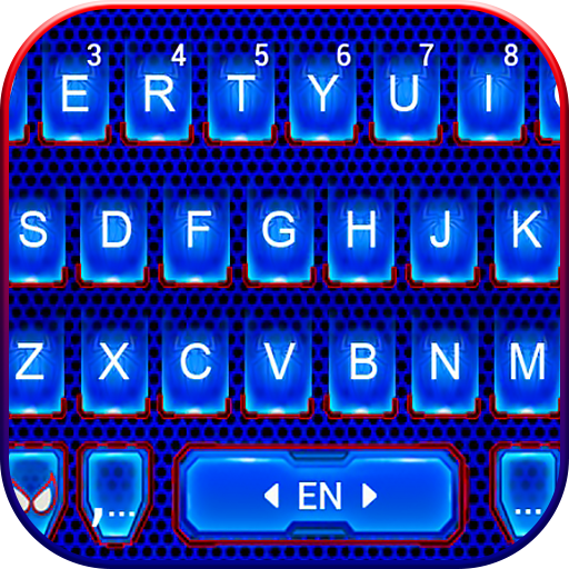 クールな Blue Spider のテーマキーボード