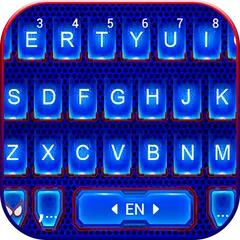 Blue Spider Tastaturhintergrund APK Herunterladen