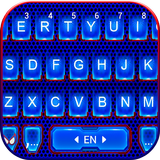 Fond de clavier Blue Spider icône