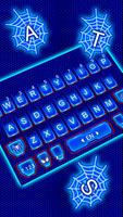 Latar Belakang Keyboard Blue Spider screenshot 1