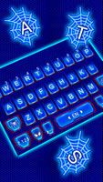 クールな Blue Spider のテーマキーボード スクリーンショット 1