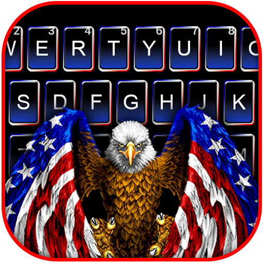 American Eagle Flag Tema Tasti