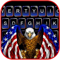 American Eagle Flag Keyboard T APK download