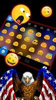 Tema Keyboard American Eagle F imagem de tela 2