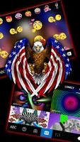 Tema Keyboard American Eagle F imagem de tela 3
