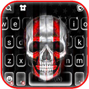 خلفية الكيبورد American Flag Skull APK