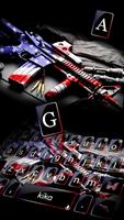 Teclado American Gun Cartaz